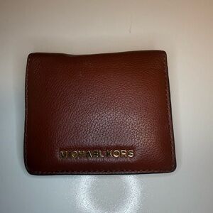 Michael Kors Deep Burgundy Leather Bifold Wallet